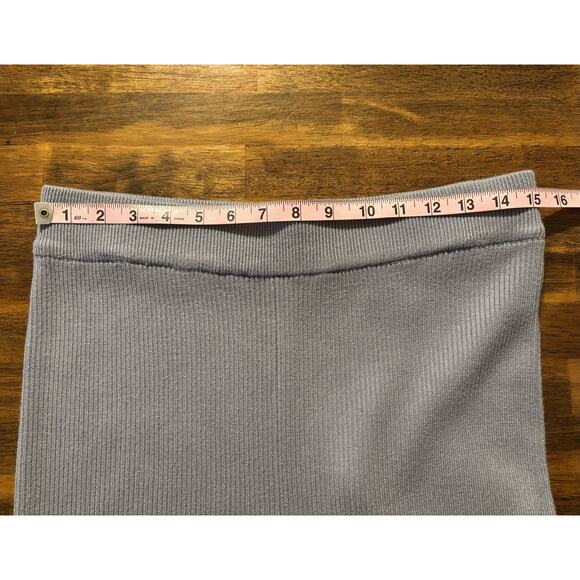 Abercrombie & Fitch Light Gray Flare Pants - Picture 6 of 9